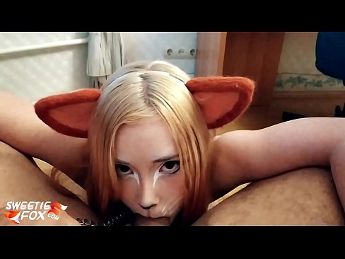 ❤️ Kitsune schluckt Schwanz und Sperma in ihrem Mund Fuck video bei uns